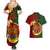 Papua New Guinea Chimbu Province Couples Matching Summer Maxi Dress and Hawaiian Shirt Mix Coat Of Arms Polynesian Pattern LT05 - Polynesian Pride