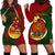 Papua New Guinea Chimbu Province Hoodie Dress Mix Coat Of Arms Polynesian Pattern LT05 - Polynesian Pride