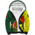 Papua New Guinea Oro Province Sherpa Hoodie Mix Coat Of Arms Polynesian Pattern LT05 Unisex Yellow - Polynesian Pride