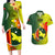 Personalized Papua New Guinea Oro Province Couples Matching Long Sleeve Bodycon Dress and Hawaiian Shirt Mix Coat Of Arms Polynesian Pattern LT05 Yellow - Polynesian Pride