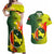 Personalized Papua New Guinea Oro Province Couples Matching Off Shoulder Maxi Dress and Hawaiian Shirt Mix Coat Of Arms Polynesian Pattern LT05 Yellow - Polynesian Pride