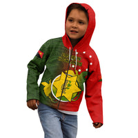 Personalized Papua New Guinea Eastern Highlands Province Kid Hoodie Mix Coat Of Arms Polynesian Pattern LT05 - Polynesian Pride