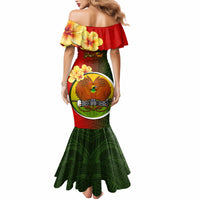 Personalized Papua New Guinea Eastern Highlands Province Mermaid Dress Mix Coat Of Arms Polynesian Pattern LT05 - Polynesian Pride