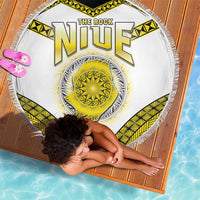 Niue The Rock Of Polynesia Beach Blanket Peniamina Gospel Day Yellow Version LT05 - Polynesian Pride