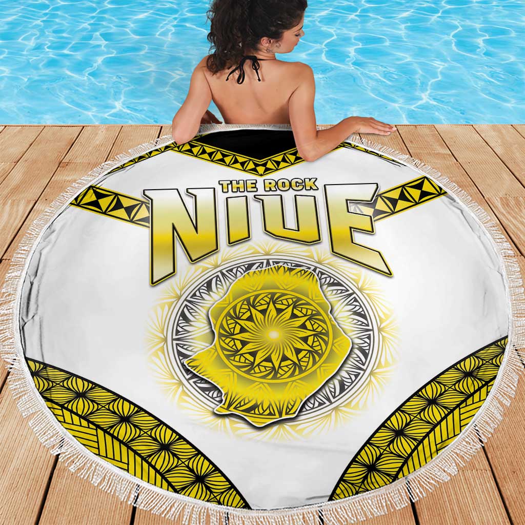 Niue The Rock Of Polynesia Beach Blanket Peniamina Gospel Day Yellow Version LT05 - Polynesian Pride