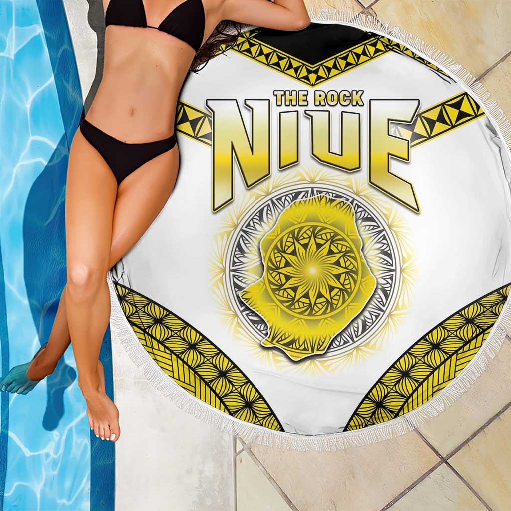 Niue The Rock Of Polynesia Beach Blanket Peniamina Gospel Day Yellow Version LT05 - Polynesian Pride