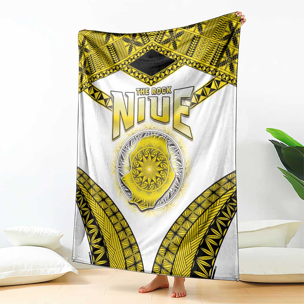 Niue The Rock Of Polynesia Blanket Peniamina Gospel Day Yellow Version LT05 - Polynesian Pride