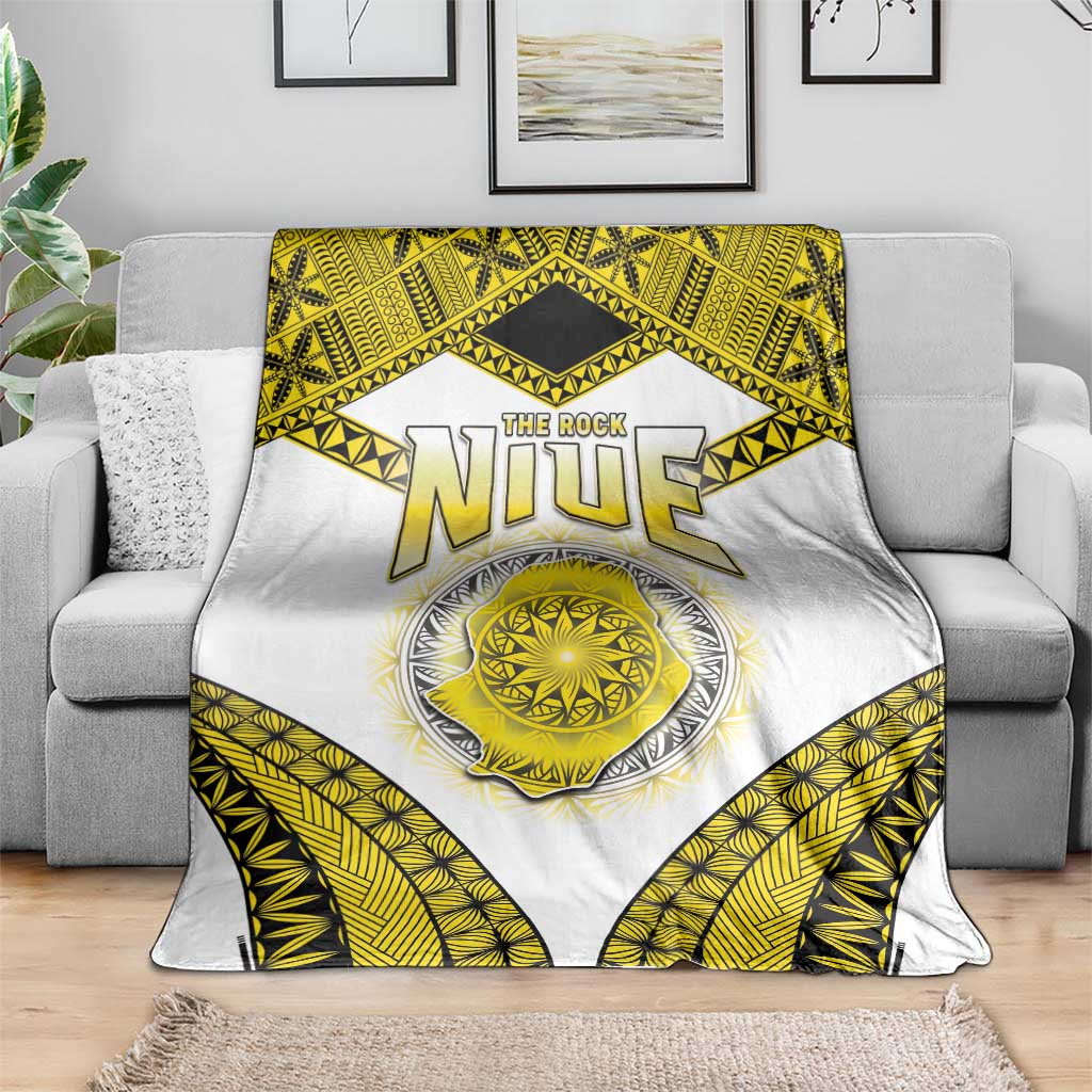 Niue The Rock Of Polynesia Blanket Peniamina Gospel Day Yellow Version LT05 - Polynesian Pride