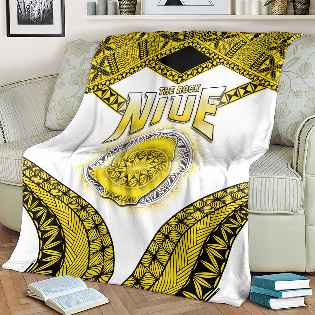 Niue The Rock Of Polynesia Blanket Peniamina Gospel Day Yellow Version LT05 - Polynesian Pride