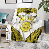 Niue The Rock Of Polynesia Blanket Peniamina Gospel Day Yellow Version LT05 - Polynesian Pride