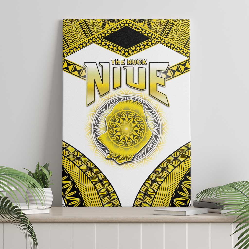 Niue The Rock Of Polynesia Canvas Wall Art Peniamina Gospel Day Yellow Version LT05 - Polynesian Pride