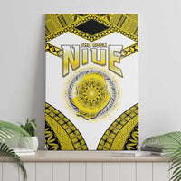 Niue The Rock Of Polynesia Canvas Wall Art Peniamina Gospel Day Yellow Version LT05 - Polynesian Pride