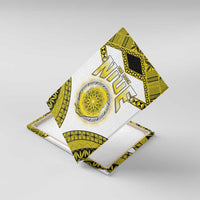 Niue The Rock Of Polynesia Canvas Wall Art Peniamina Gospel Day Yellow Version LT05 With Frame Yellow - Polynesian Pride