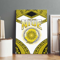 Niue The Rock Of Polynesia Canvas Wall Art Peniamina Gospel Day Yellow Version LT05 - Polynesian Pride