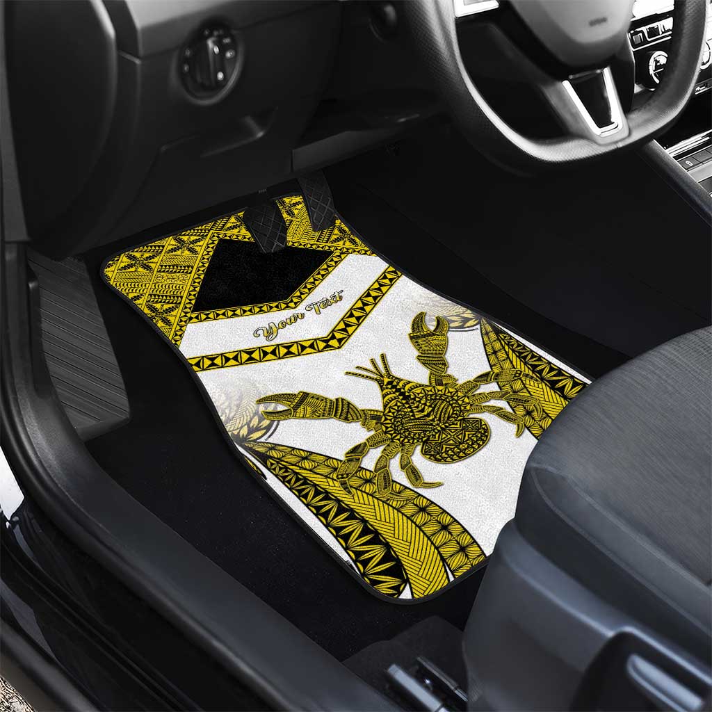 Niue The Rock Of Polynesia Car Mats Peniamina Gospel Day Yellow Version LT05 - Polynesian Pride