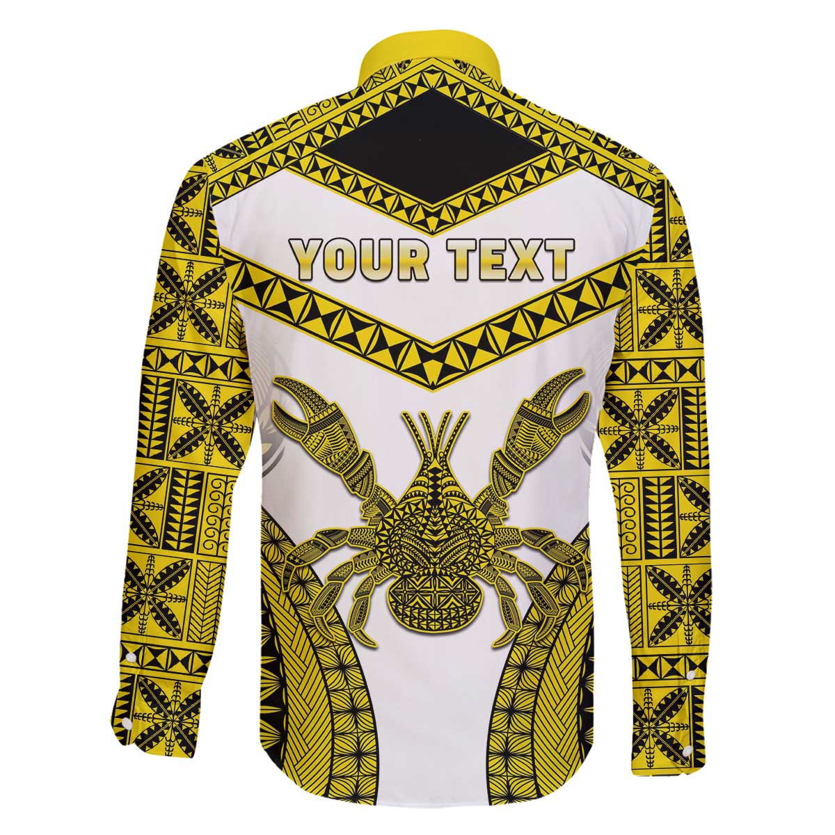 Personalised Niue The Rock Of Polynesia Family Matching Puletasi and Hawaiian Shirt Peniamina Gospel Day Yellow Version LT05 - Polynesian Pride
