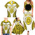 Personalised Niue The Rock Of Polynesia Family Matching Summer Maxi Dress and Hawaiian Shirt Peniamina Gospel Day Yellow Version