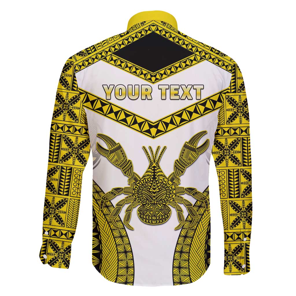 Personalised Niue The Rock Of Polynesia Family Matching Tank Maxi Dress and Hawaiian Shirt Peniamina Gospel Day Yellow Version