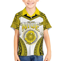 Personalised Niue The Rock Of Polynesia Hawaiian Shirt Peniamina Gospel Day Yellow Version LT05 - Polynesian Pride