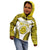 Personalised Niue The Rock Of Polynesia Kid Hoodie Peniamina Gospel Day Yellow Version