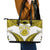 Niue The Rock Of Polynesia Leather Tote Bag Peniamina Gospel Day Yellow Version