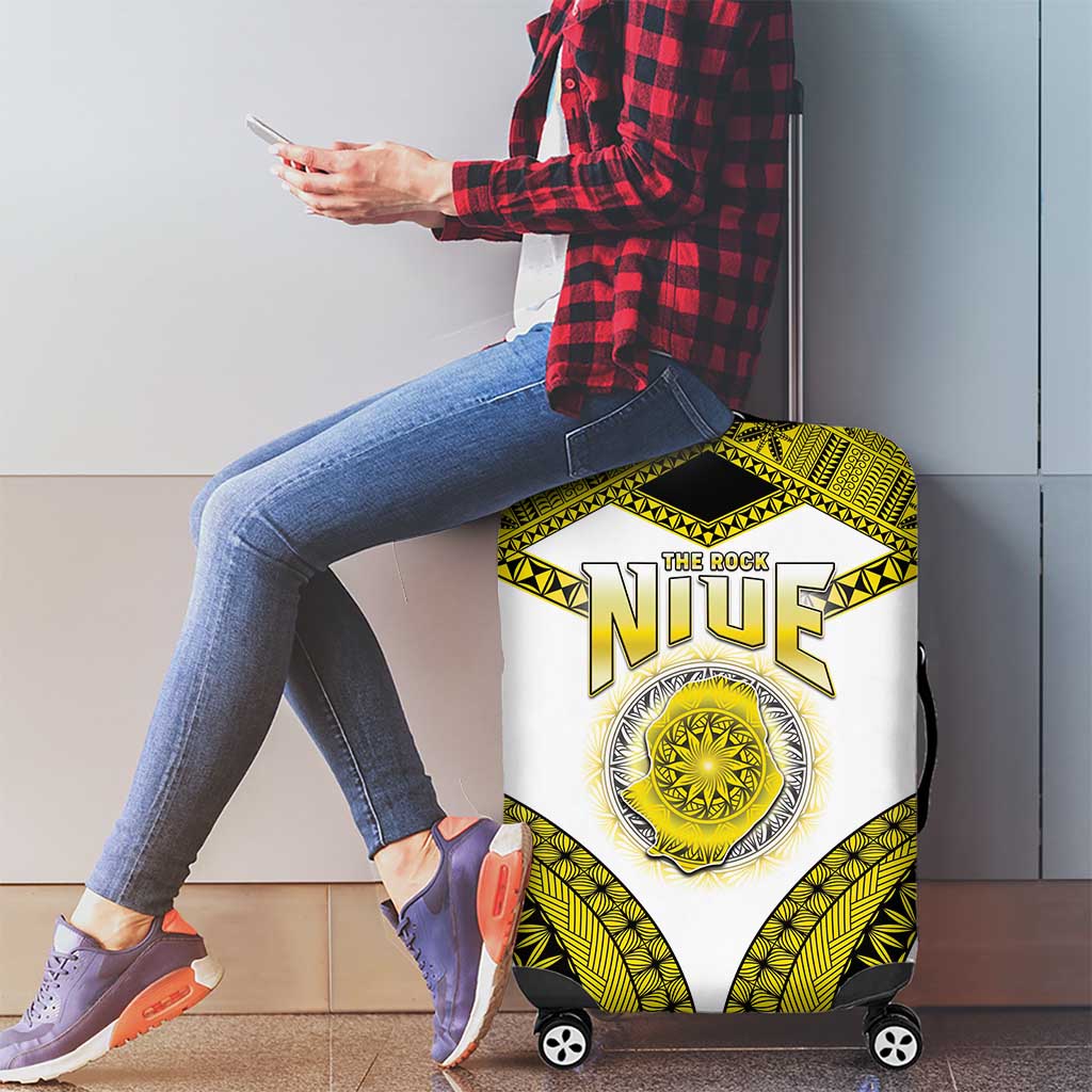 Niue The Rock Of Polynesia Luggage Cover Peniamina Gospel Day Yellow Version