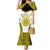 Personalised Niue The Rock Of Polynesia Mermaid Dress Peniamina Gospel Day Yellow Version