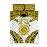 Niue The Rock Of Polynesia Quilt Bed Set Peniamina Gospel Day Yellow Version LT05 - Polynesian Pride