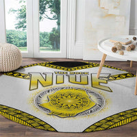 Niue The Rock Of Polynesia Round Carpet Peniamina Gospel Day Yellow Version