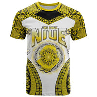 Personalised Niue The Rock Of Polynesia T Shirt Peniamina Gospel Day Yellow Version LT05 Yellow - Polynesian Pride