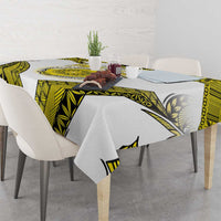 Niue The Rock Of Polynesia Tablecloth Peniamina Gospel Day Yellow Version LT05 - Polynesian Pride