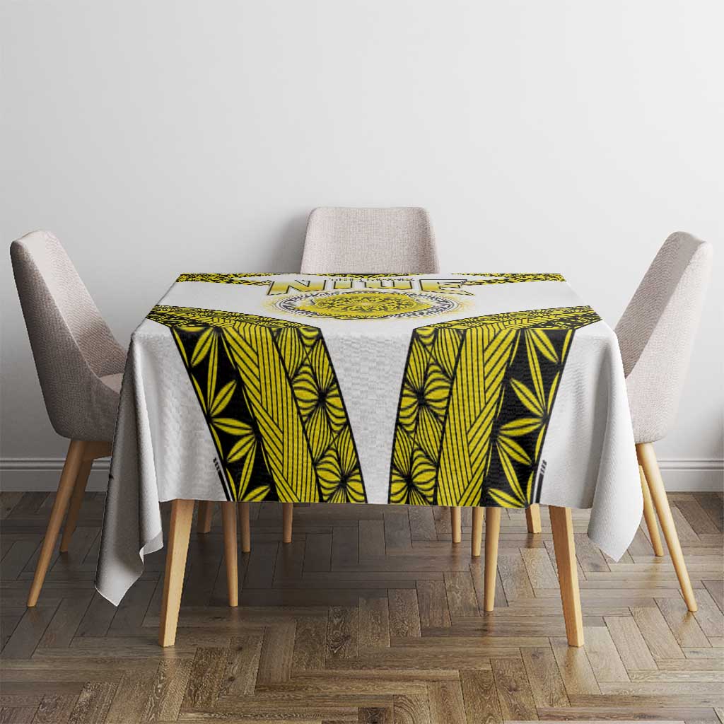 Niue The Rock Of Polynesia Tablecloth Peniamina Gospel Day Yellow Version LT05 - Polynesian Pride