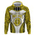 Personalised Niue The Rock Of Polynesia Zip Hoodie Peniamina Gospel Day Yellow Version