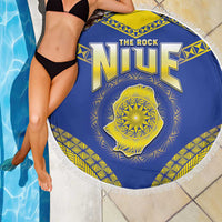 Niue The Rock Of Polynesia Beach Blanket Peniamina Gospel Day Blue Version LT05 - Polynesian Pride