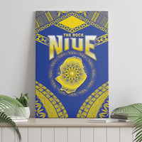 Niue The Rock Of Polynesia Canvas Wall Art Peniamina Gospel Day Blue Version LT05 - Polynesian Pride
