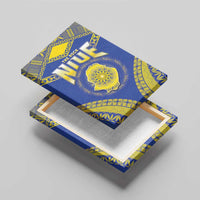 Niue The Rock Of Polynesia Canvas Wall Art Peniamina Gospel Day Blue Version LT05 - Polynesian Pride