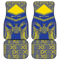 Niue The Rock Of Polynesia Car Mats Peniamina Gospel Day Blue Version LT05 - Polynesian Pride