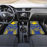 Niue The Rock Of Polynesia Car Mats Peniamina Gospel Day Blue Version LT05 Set 2pcs - Front Blue - Polynesian Pride
