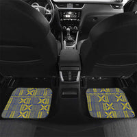 Niue The Rock Of Polynesia Car Mats Peniamina Gospel Day Blue Version LT05 Set 2pcs - Back Blue - Polynesian Pride