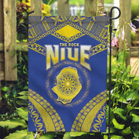 Niue The Rock Of Polynesia Garden Flag Peniamina Gospel Day Blue Version LT05 Garden Flag Blue - Polynesian Pride