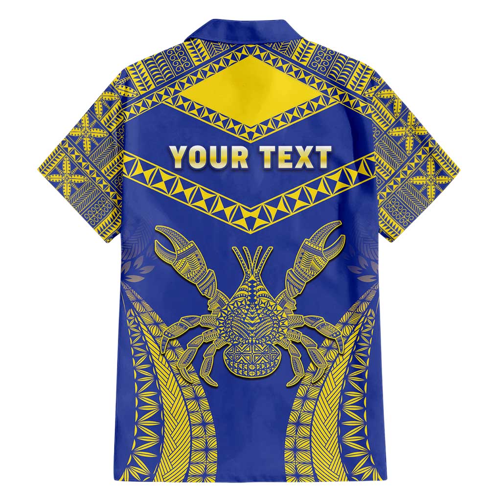 Personalised Niue The Rock Of Polynesia Hawaiian Shirt Peniamina Gospel Day Blue Version LT05 - Polynesian Pride