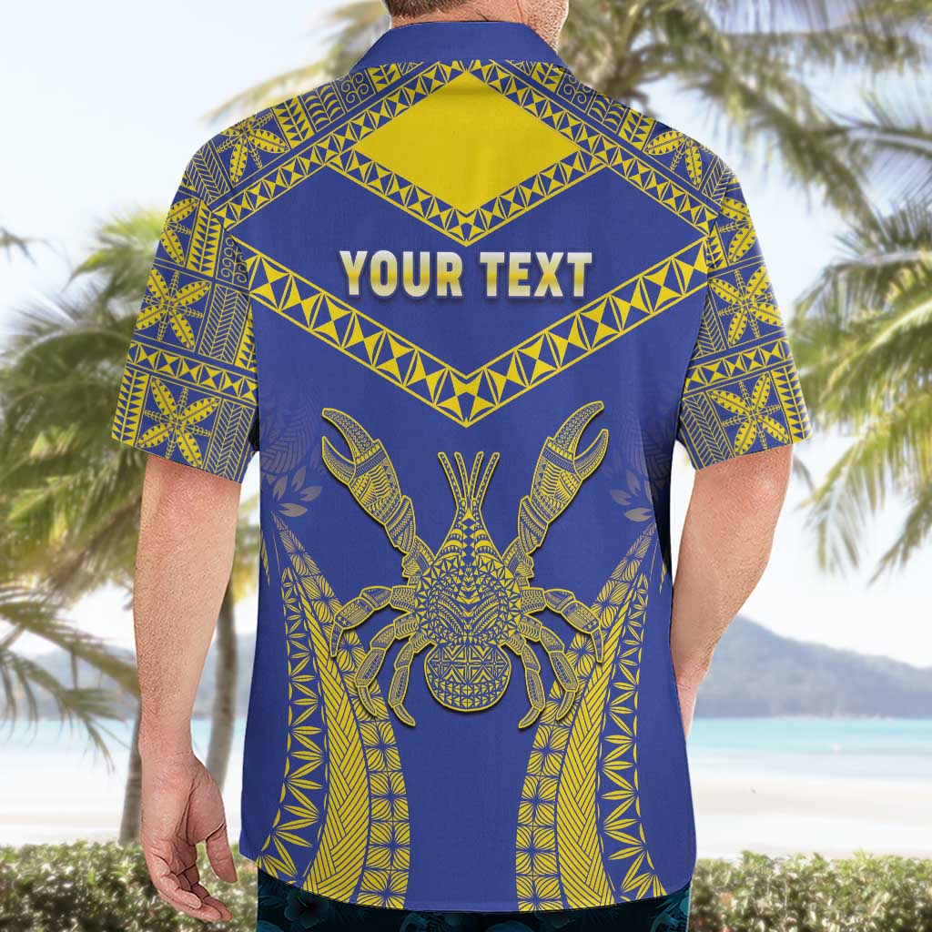 Personalised Niue The Rock Of Polynesia Hawaiian Shirt Peniamina Gospel Day Blue Version LT05 - Polynesian Pride