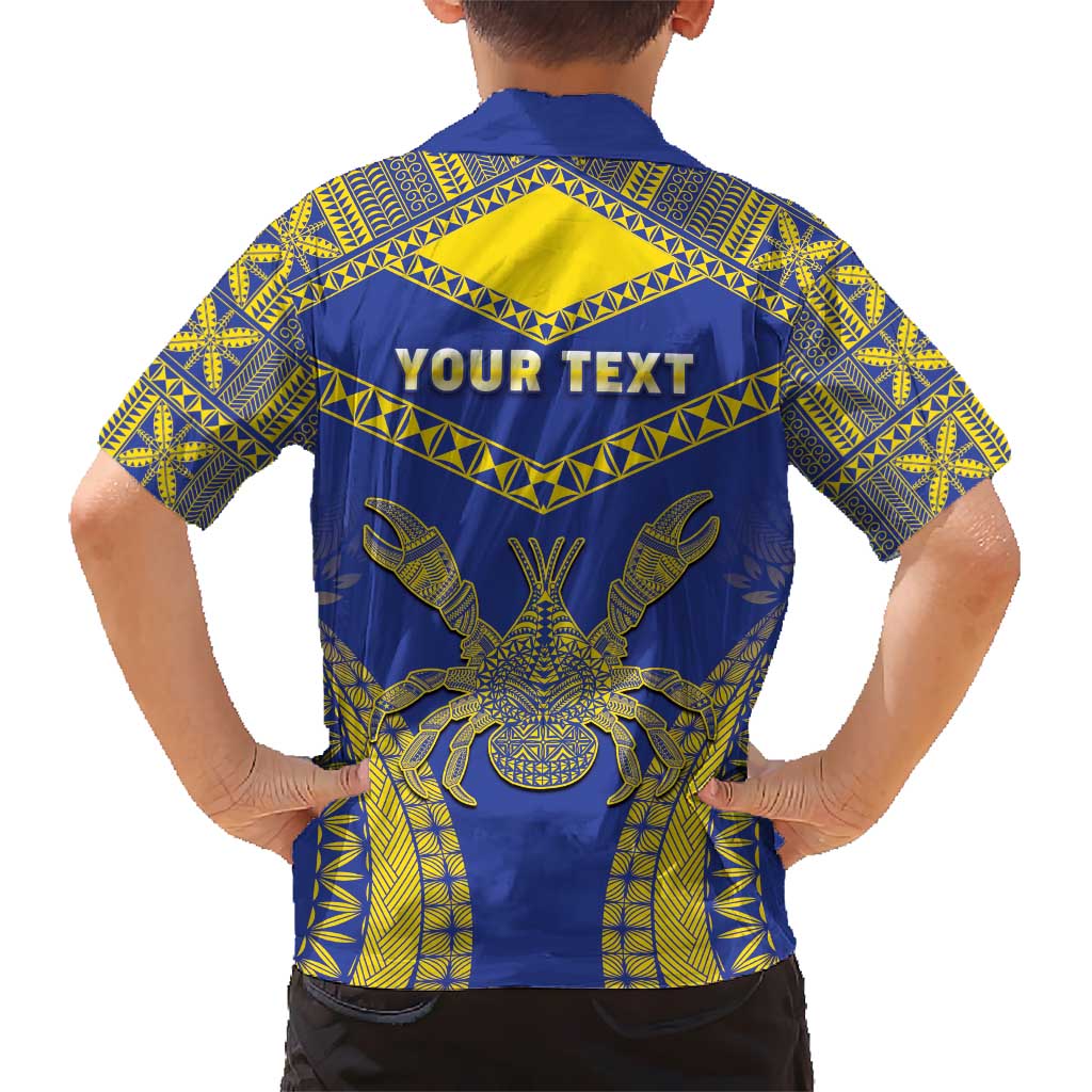 Personalised Niue The Rock Of Polynesia Hawaiian Shirt Peniamina Gospel Day Blue Version LT05 - Polynesian Pride