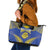 Niue The Rock Of Polynesia Leather Tote Bag Peniamina Gospel Day Blue Version