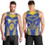 Personalised Niue The Rock Of Polynesia Men Tank Top Peniamina Gospel Day Blue Version