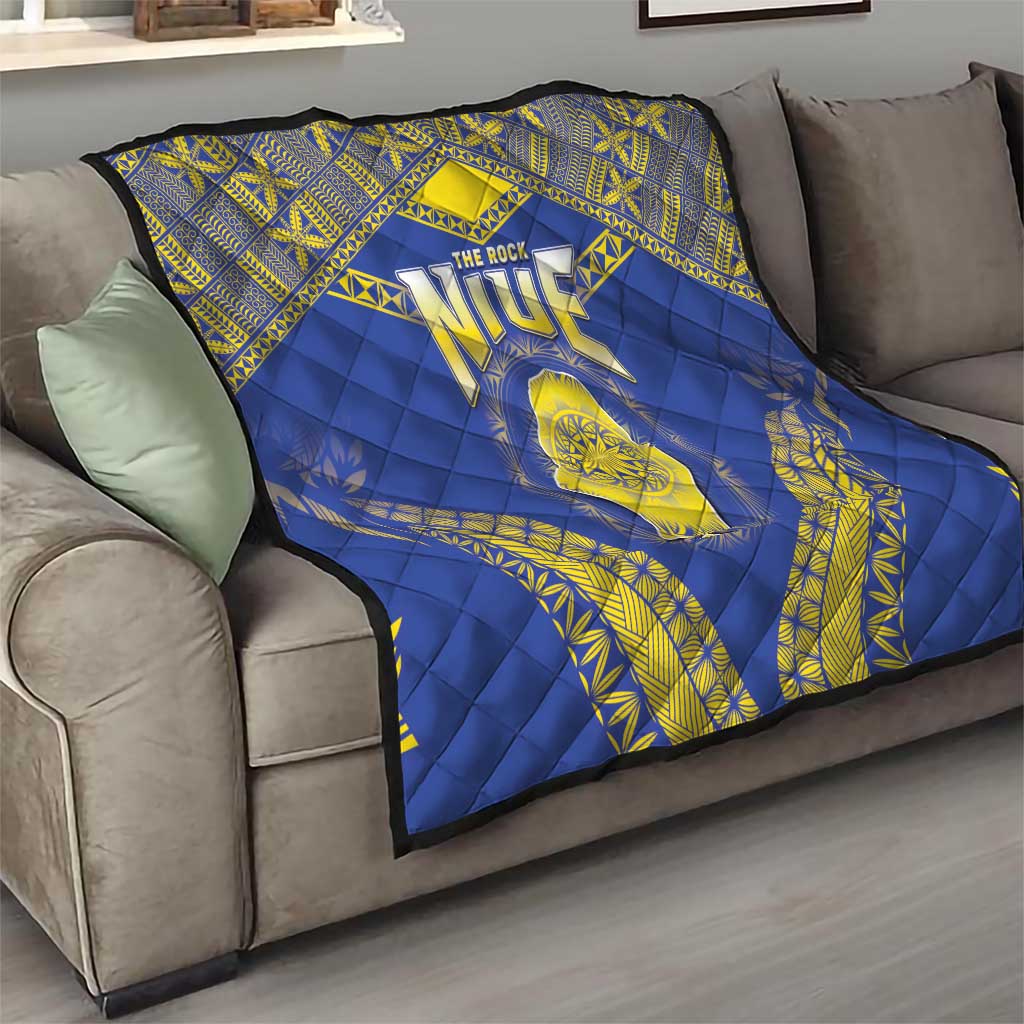 Niue The Rock Of Polynesia Quilt Peniamina Gospel Day Blue Version