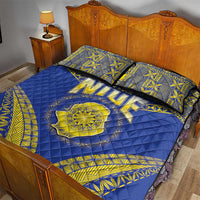 Niue The Rock Of Polynesia Quilt Bed Set Peniamina Gospel Day Blue Version LT05 - Polynesian Pride
