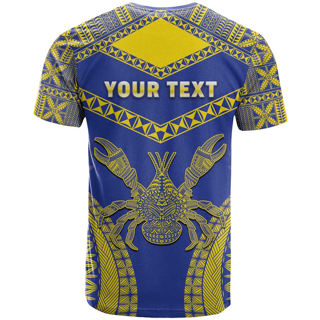 Personalised Niue The Rock Of Polynesia T Shirt Peniamina Gospel Day Blue Version LT05 - Polynesian Pride