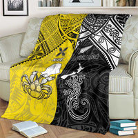 New Zealand Maori And Niue Hiapo Blanket Lizard And Coconut Crab Together LT05 - Polynesian Pride
