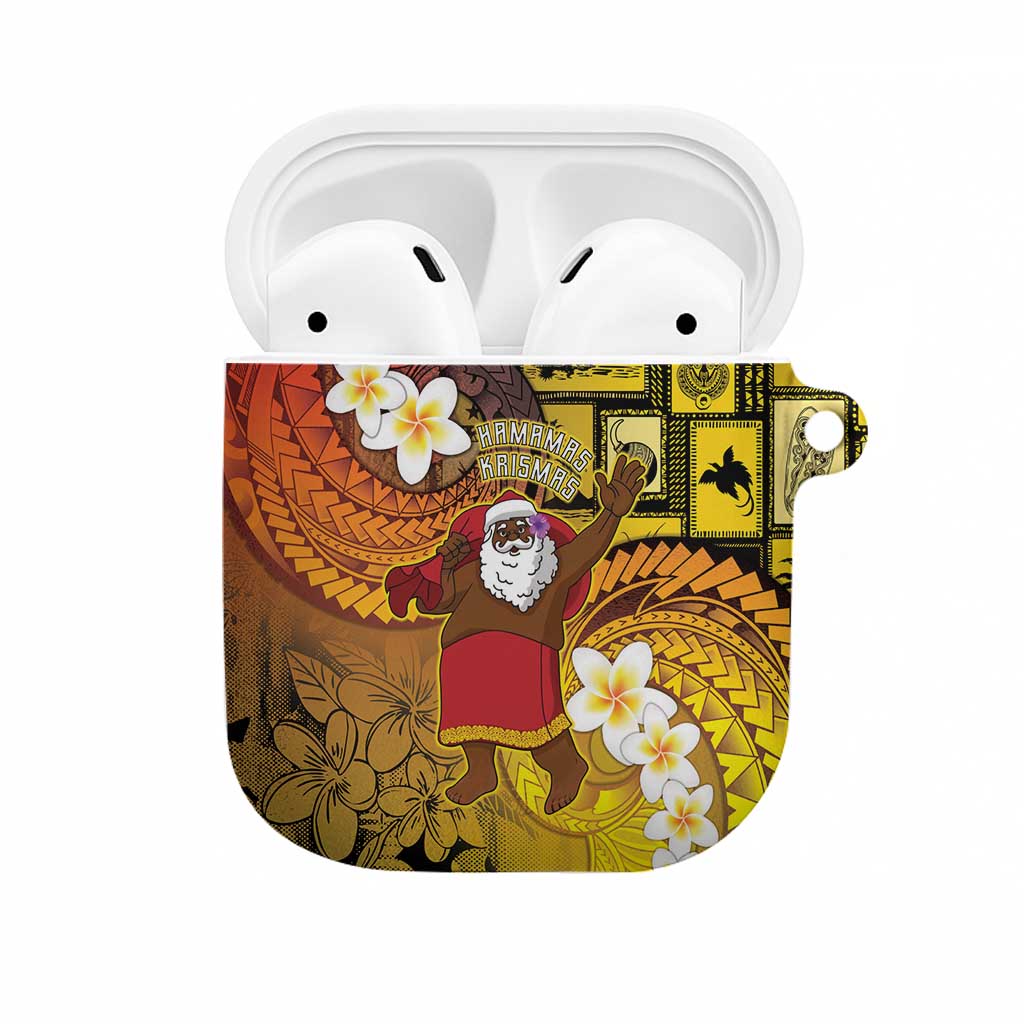 Papua New Guinea Retro Christmas AirPods Case Hamamas Krismas - Polynesian Pride